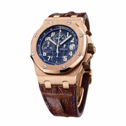Replica Audemars Piguet Royal Oak Offshore "Pride of Argentina" watch featuring a bold design with a stainless steel case and Argentine flag-inspired detailing.