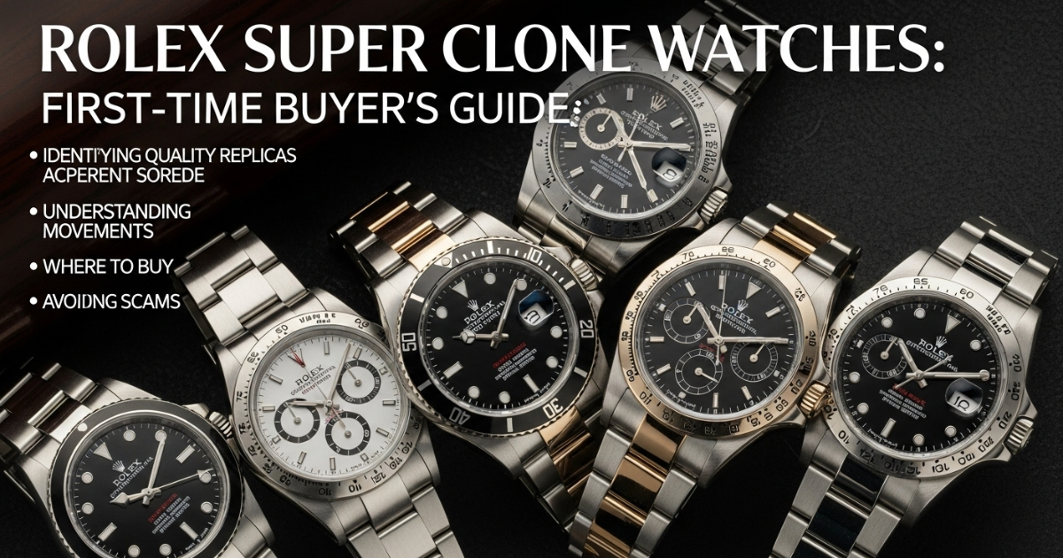 Rolex Super Clone Watches Buying Guide for First Time Buyers