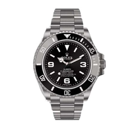 Rolex Submariner Super Clone 6190 Blaken Blacked-Out 40mm Black Dial