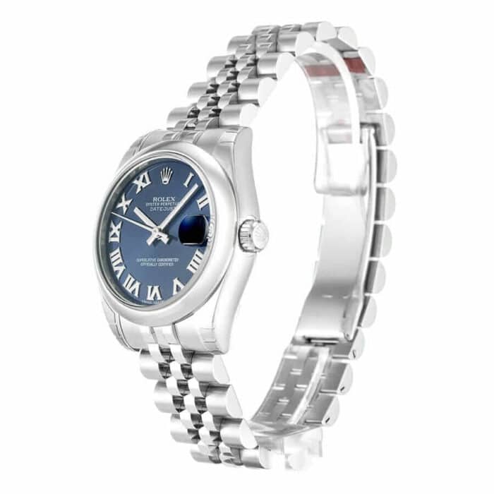 Rolex Datejust 31 178240-0037 Super Clone : Steel Smooth Bezel Blue Dial 31mm