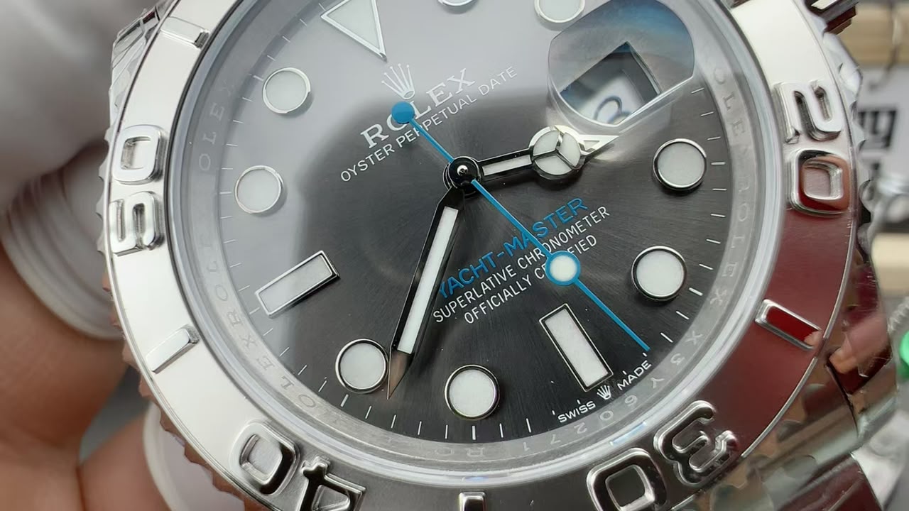rolex yacht master 126622 rolesium 40mm rhodium dial