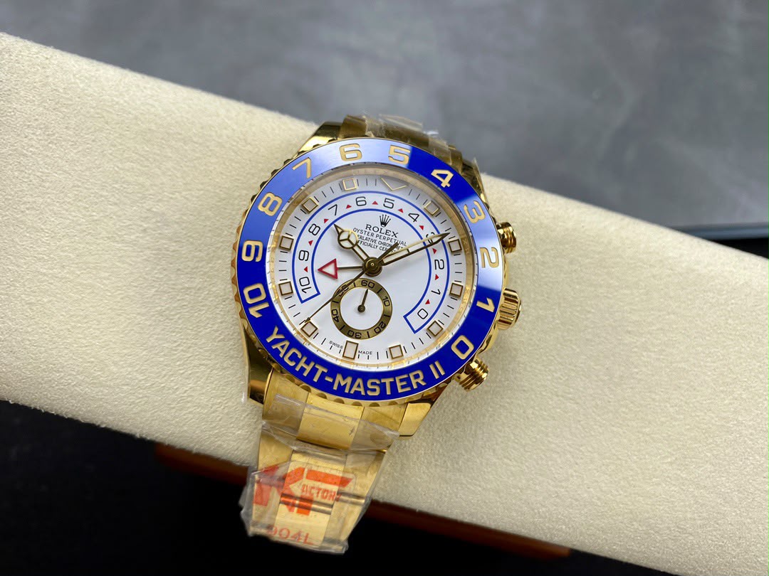rolex yacht master II 116688 YELLOW gold regatta chronograph dial 40mm