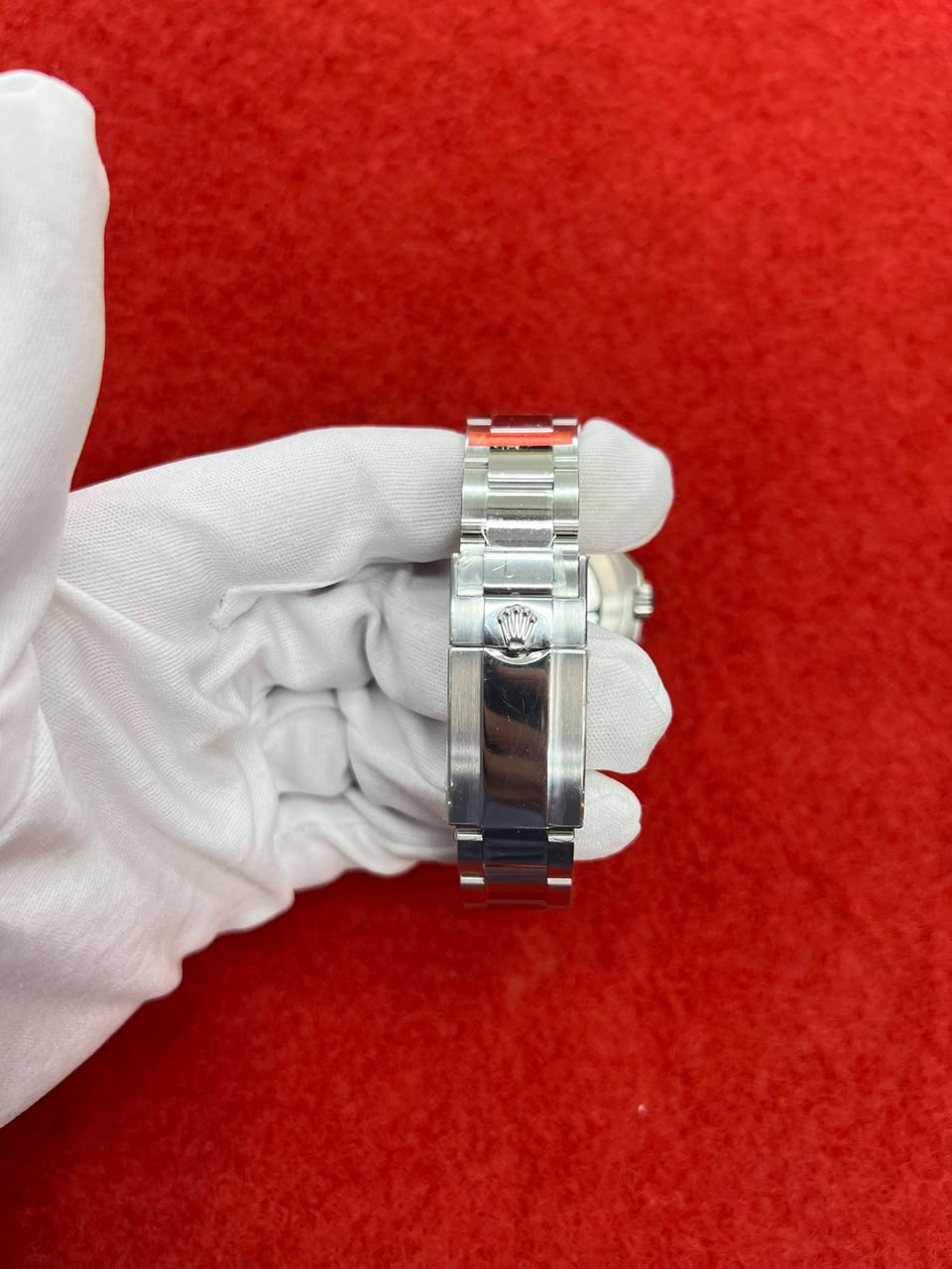 rolex yacht master 116622 rolesium platinum bezel blue dial 40mm