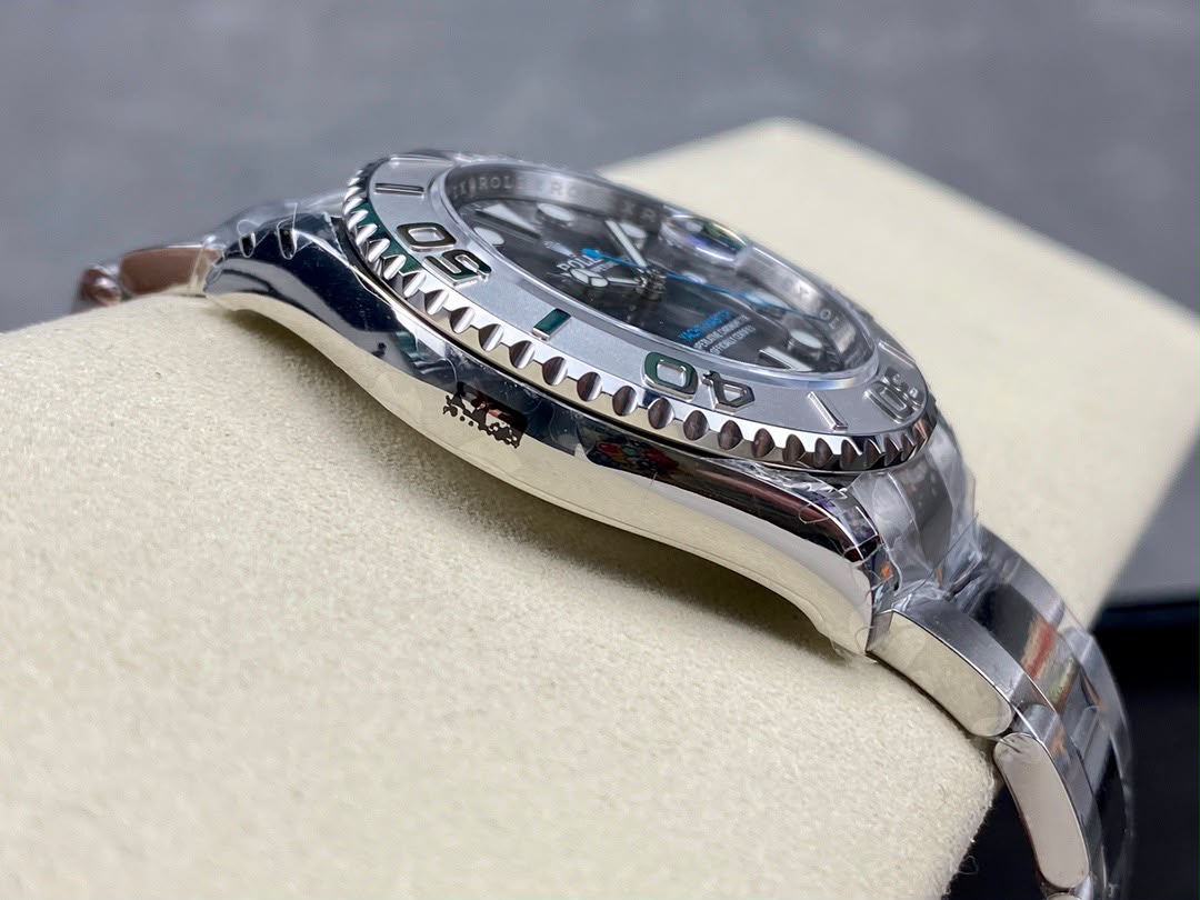 rolex yacht master 116622 stainless steel dark rhodium dial 40mm