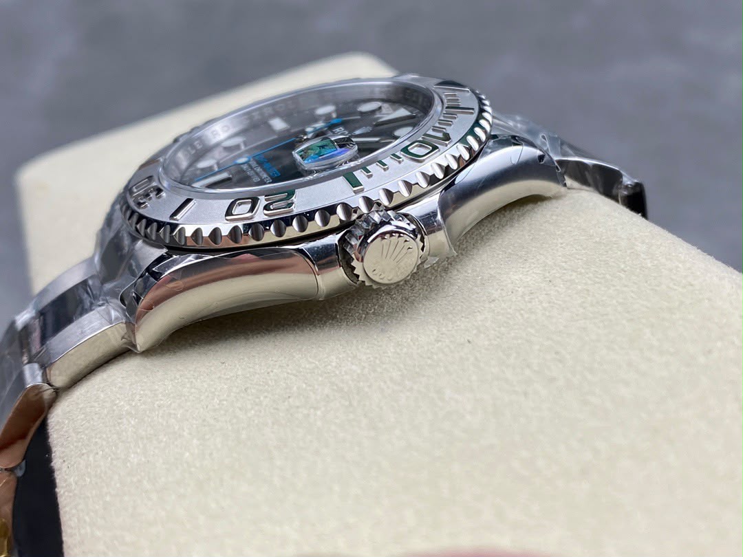 rolex yacht master 116622 stainless steel dark rhodium dial 40mm
