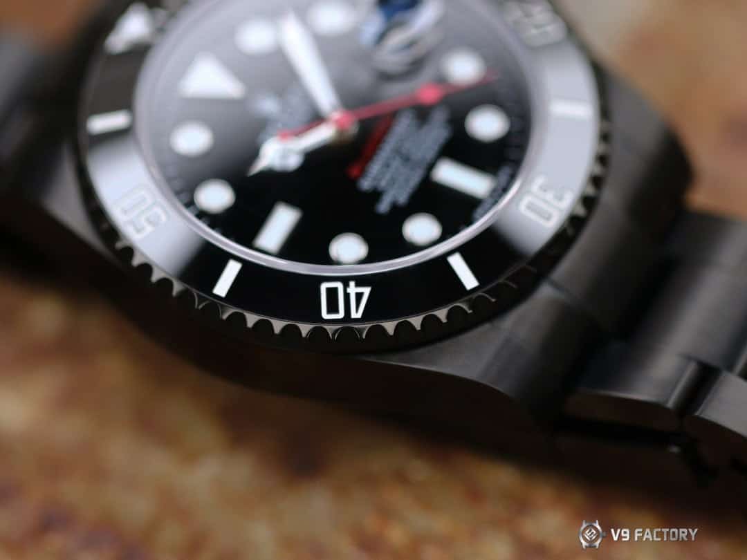 Rolex Submariner 116610LN Super Clone : Blaken Blackout Custom 40mm