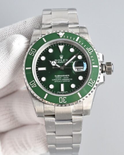 Rolex Submariner 116610LV Super Clone : Hulk Green Bezel Green Dial 40mm