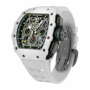 Richard Mille RM 11-03 Le Mans Classic Super Clone : White ATZ Ceramic Flyback Chronograph