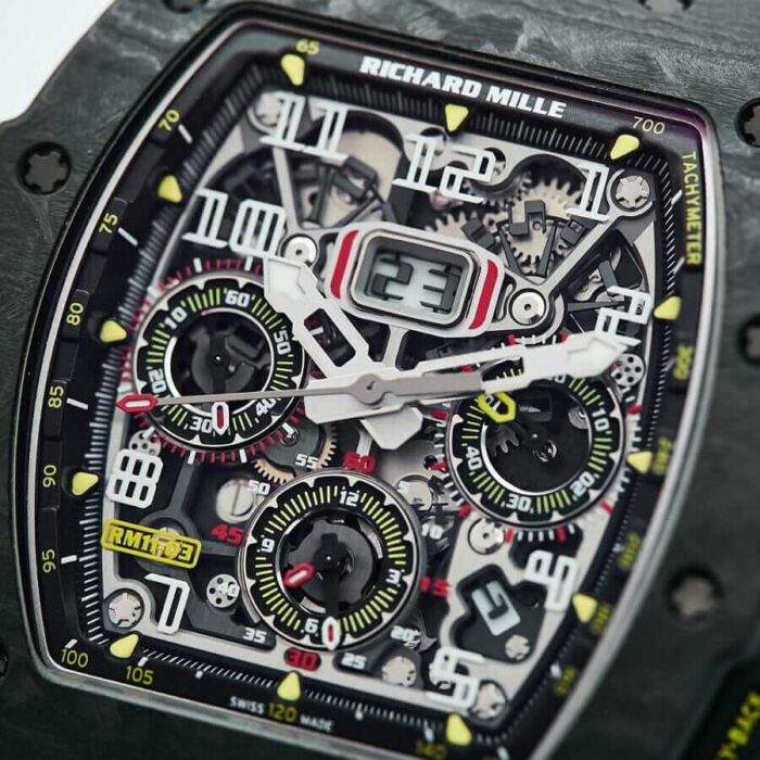 Richard Mille RM 11-03 Super Clone : Standard Titanium Automatic Flyback Chronograph